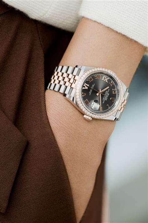 rolex datejust 36 oystersteel and white gold|rolex 36mm datejust with diamonds.